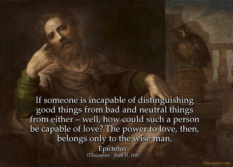 What did Epictetus say about love?